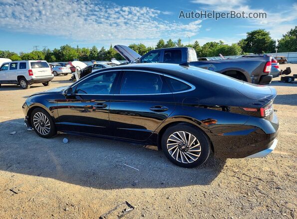 KMHL54JJ4RA091032 2024 HYUNDAI SONATA Black Trasero izquierdo