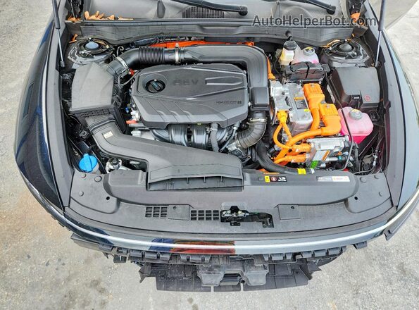 KMHL54JJ7SA124708 2025 HYUNDAI SONATA Black Widok wnętrza z tyłu