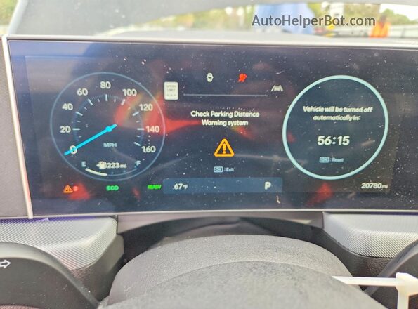 KMHL54JJ7SA124708 2025 HYUNDAI SONATA Black Widok zestawu wskaźników