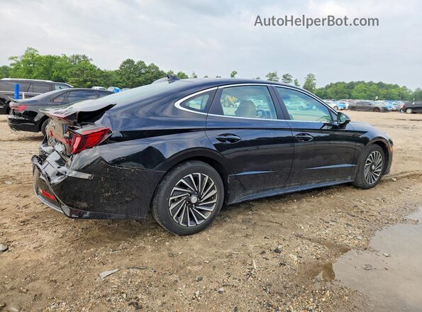KMHL54JJ8MA034020 2021 HYUNDAI SONATA Черный Задняя правая четверть