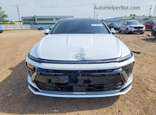 KMHL54JJ8SA112552 2025 HYUNDAI SONATA White Вид спереду