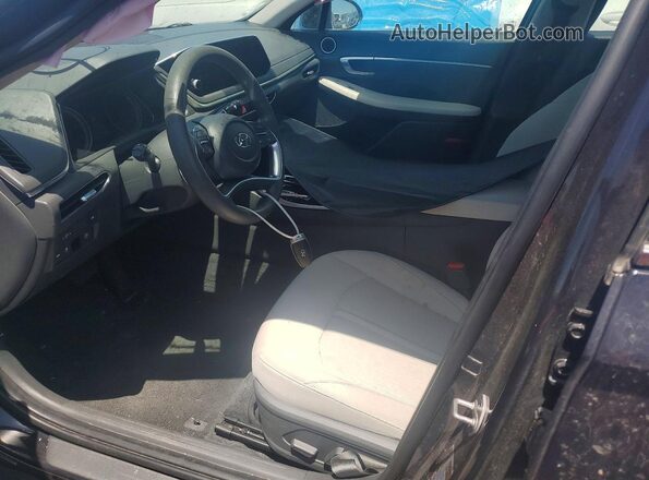 KMHL64JA0PA285356 2023 HYUNDAI SONATA Black Front interior view