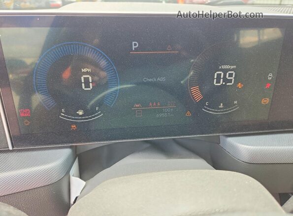 KMHL64JA0RA354730 2024 HYUNDAI SONATA Black ხელსაწყოთა პანელის ხედი