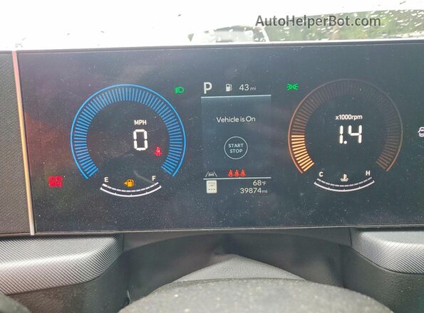 KMHL64JA0RA403134 2024 HYUNDAI SONATA White Вид щитка приладів