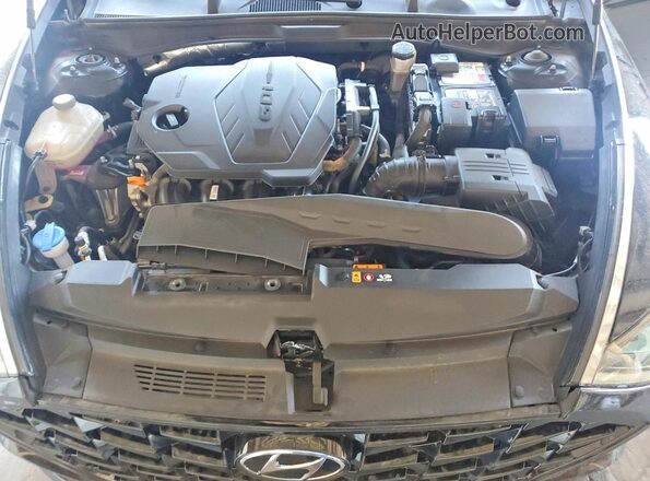 KMHL64JA1MA155775 2021 HYUNDAI SONATA Black Widok wnętrza z tyłu
