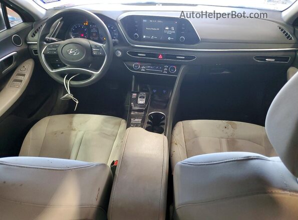 KMHL64JA1MA158532 2021 HYUNDAI SONATA Красный Вид панели приборов
