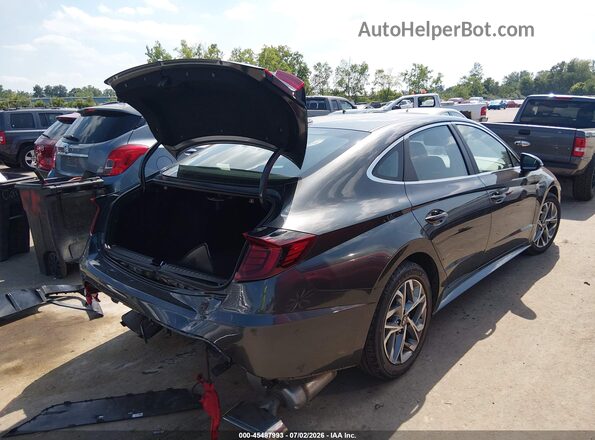 KMHL64JA2NA229707 2022 HYUNDAI SONATA Gray უკანა მარჯვენა