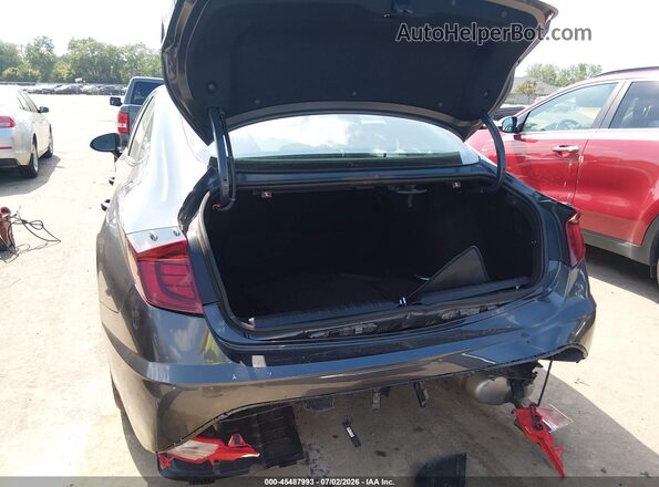 KMHL64JA2NA229707 2022 HYUNDAI SONATA Gray წინა ხედი