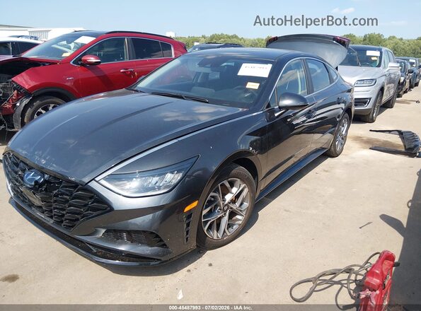 KMHL64JA2NA229707 2022 HYUNDAI SONATA Gray წინა მარცხენა ხედი სამი მეოთხედიდან