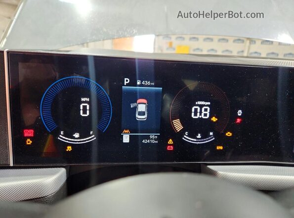 KMHL64JA2RA398308 2024 HYUNDAI SONATA Gray Вид щитка приладів