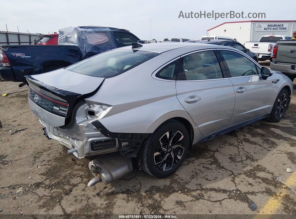 KMHL64JA2SA503399 2025 HYUNDAI SONATA Silver უკანა მარჯვენა