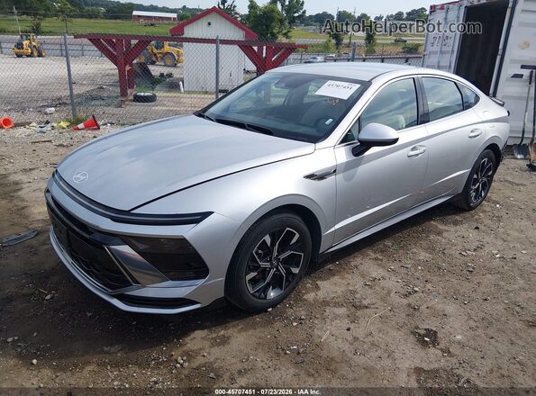 KMHL64JA2SA503399 2025 HYUNDAI SONATA Silver წინა მარცხენა ხედი სამი მეოთხედიდან