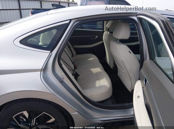 KMHL64JA2SA503399 2025 HYUNDAI SONATA Silver VIN კოდის სტიკერის ხედი