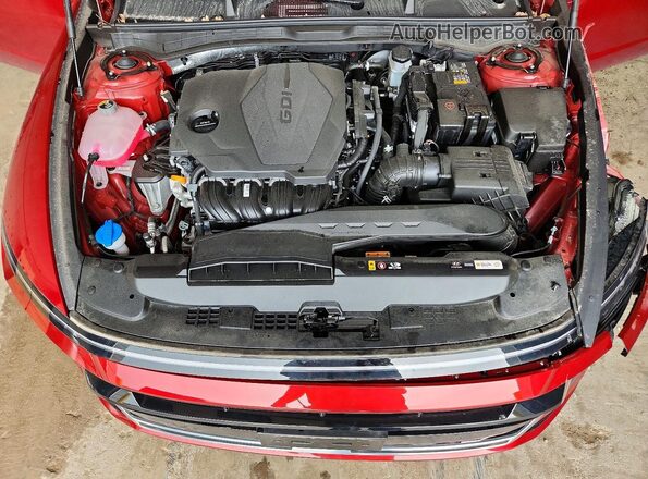KMHL64JA3SA507462 2025 HYUNDAI SONATA Red Вид задньої частини салону