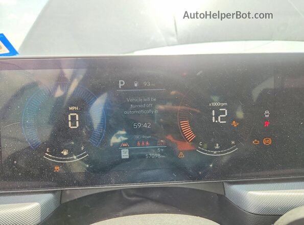 KMHL64JA4RA413682 2024 HYUNDAI SONATA Синий Вид щитка приборов