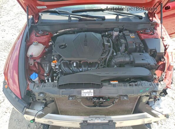 KMHL64JA4SA432271 2025 HYUNDAI SONATA Red Widok wnętrza z tyłu
