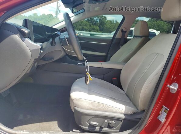 KMHL64JA4SA432271 2025 HYUNDAI SONATA Red Widok wnętrza z przodu