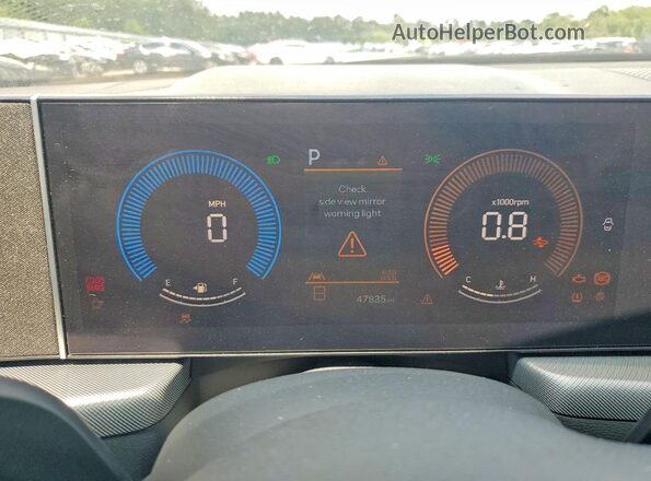 KMHL64JA4SA432271 2025 HYUNDAI SONATA Red Widok zestawu wskaźników