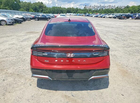 KMHL64JA4SA432271 2025 HYUNDAI SONATA Red Widok z tyłu