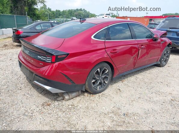 KMHL64JA4SA481311 2025 HYUNDAI SONATA Red Trasero derecho