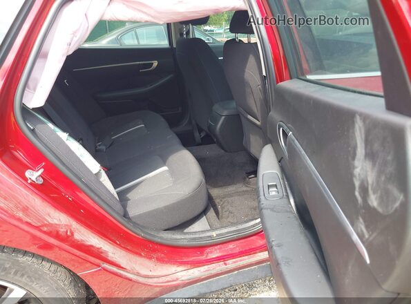 KMHL64JA4SA481311 2025 HYUNDAI SONATA Red Vista de la etiqueta del VIN