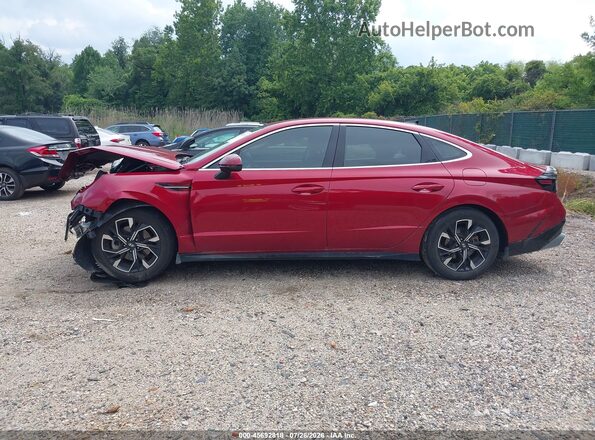 KMHL64JA4SA481311 2025 HYUNDAI SONATA Red Vista interior de 360 grados