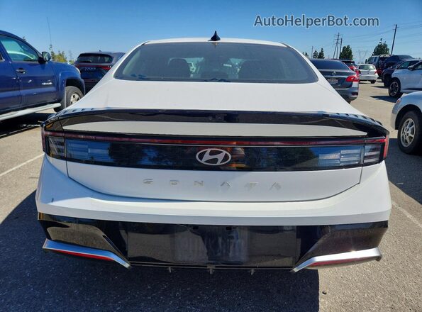 KMHL64JA4SA488470 2025 HYUNDAI SONATA White უკანა ხედი