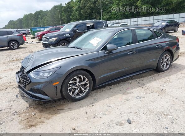 KMHL64JA5MA144309 2021 HYUNDAI SONATA Gray Передня ліва чверть