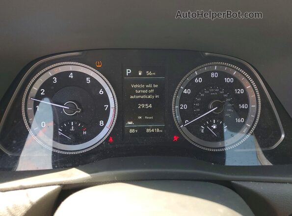 KMHL64JA5PA290245 2023 HYUNDAI SONATA White Սարքավորումների վահանակի տեսք