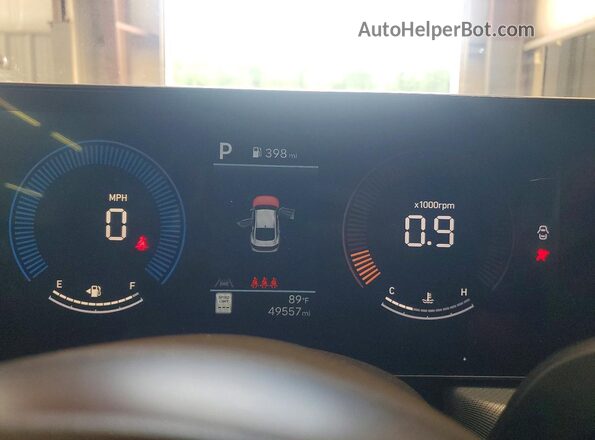 KMHL64JA5RA390641 2024 HYUNDAI SONATA Gray Սարքավորումների վահանակի տեսք