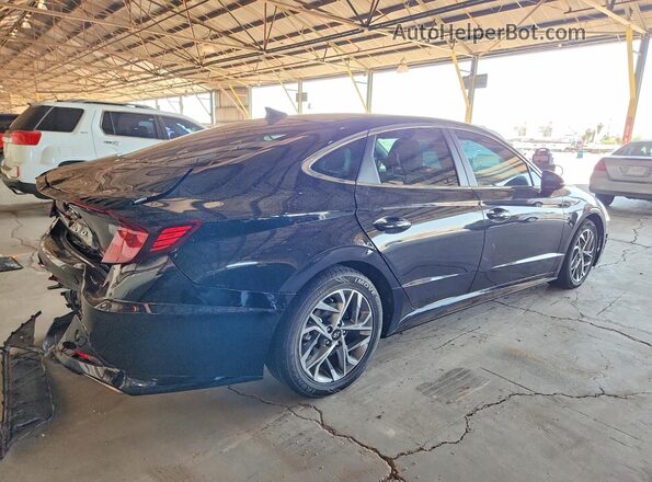 KMHL64JA6NA186845 2022 HYUNDAI SONATA Черный Задняя правая четверть