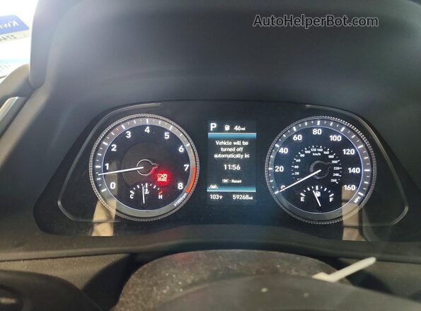 KMHL64JA6NA186845 2022 HYUNDAI SONATA Черный Вид щитка приборов
