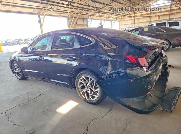 KMHL64JA6NA186845 2022 HYUNDAI SONATA Черный Задняя левая четверть