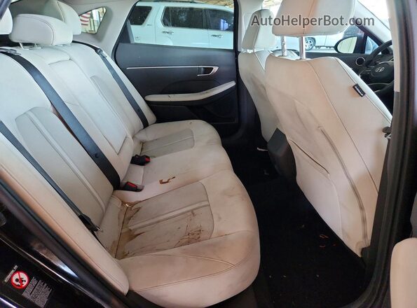 KMHL64JA6NA186845 2022 HYUNDAI SONATA Черный Вид задних сидений