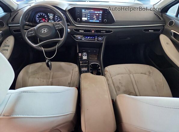 KMHL64JA6NA186845 2022 HYUNDAI SONATA Черный Вид панели приборов