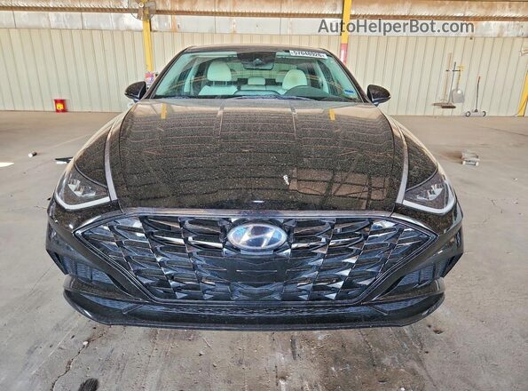 KMHL64JA6NA186845 2022 HYUNDAI SONATA Черный Вид спереди