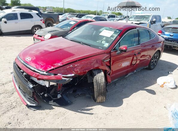 KMHL64JA6SA429985 2025 HYUNDAI SONATA Красный Передняя левая четверть