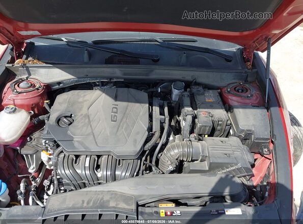 KMHL64JA6SA429985 2025 HYUNDAI SONATA Красный Вид сзади