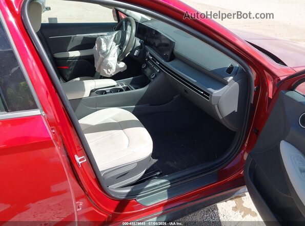 KMHL64JA6SA429985 2025 HYUNDAI SONATA Красный Вид салона спереди