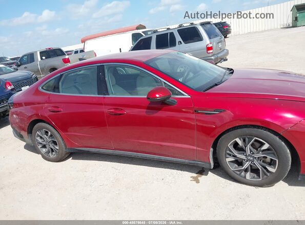 KMHL64JA6SA429985 2025 HYUNDAI SONATA Красный Панорамный вид салона 360°