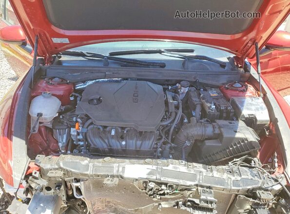 KMHL64JA6SA477745 2025 HYUNDAI SONATA Red უკანა სალონის ხედი