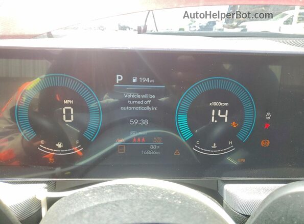KMHL64JA6SA477745 2025 HYUNDAI SONATA Red ხელსაწყოთა პანელის ხედი