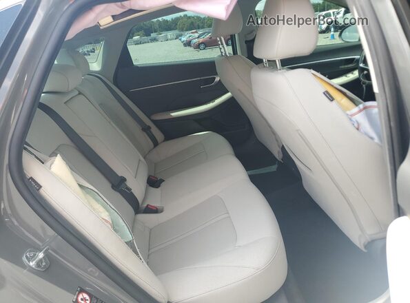 KMHL64JA8MA152677 2021 HYUNDAI SONATA Gray Вид задніх сидінь