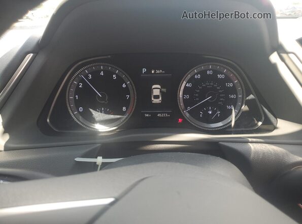 KMHL64JA8MA152677 2021 HYUNDAI SONATA Gray Вид щитка приладів