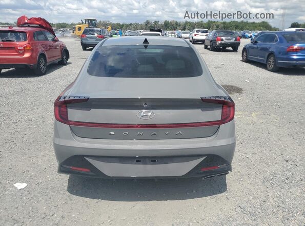 KMHL64JA8MA152677 2021 HYUNDAI SONATA Gray Вид ззаду