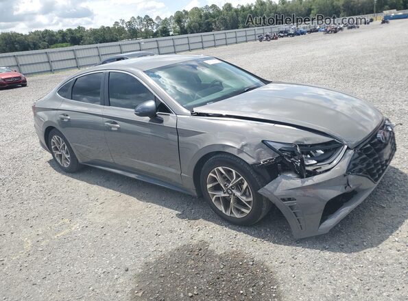 KMHL64JA8MA152677 2021 HYUNDAI SONATA Gray Передня права чверть