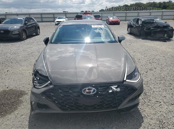 KMHL64JA8MA152677 2021 HYUNDAI SONATA Gray Вид спереду