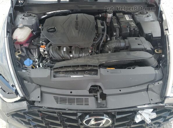 KMHL64JA8MA152677 2021 HYUNDAI SONATA Gray Вид задньої частини салону