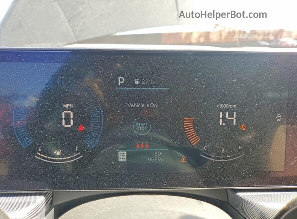 KMHL64JA8RA421686 2024 HYUNDAI SONATA Gray Widok zestawu wskaźników
