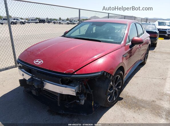 KMHL64JA8SA464088 2025 HYUNDAI SONATA Red Vista tres cuartos delantera izquierda